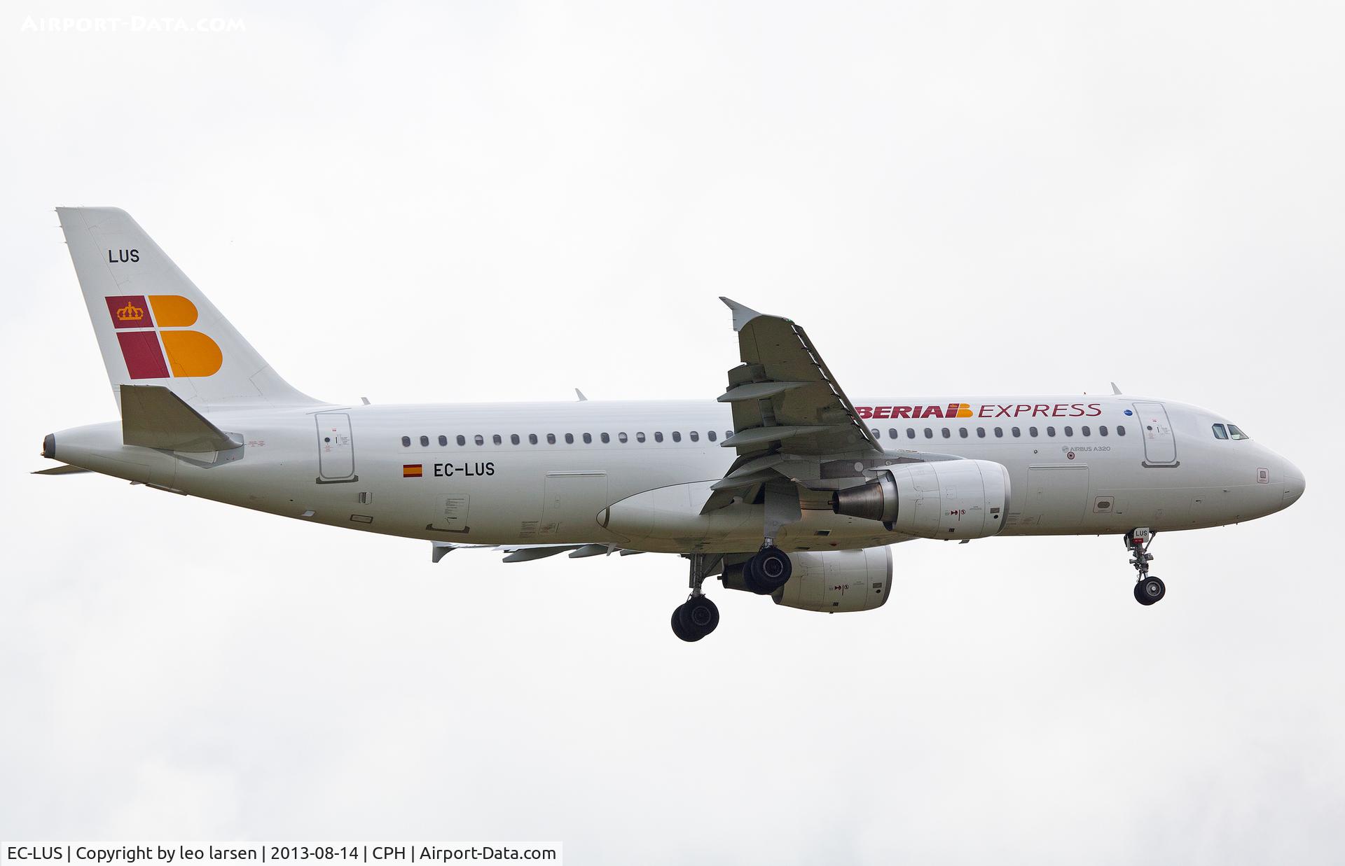 EC-LUS, 2013 Airbus A320-216 C/N 5501, Copenhagen 14.8.13