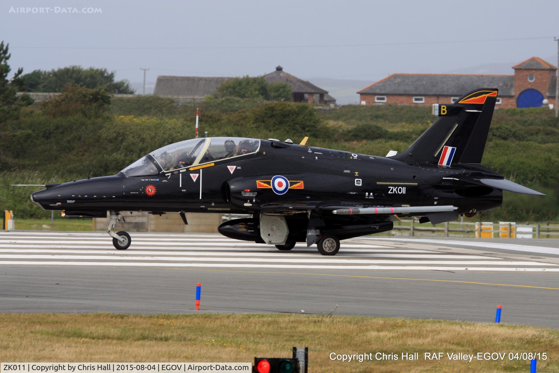 ZK011, 2006 British Aerospace Hawk T2 C/N RT002/1240, RAF IV Sqn