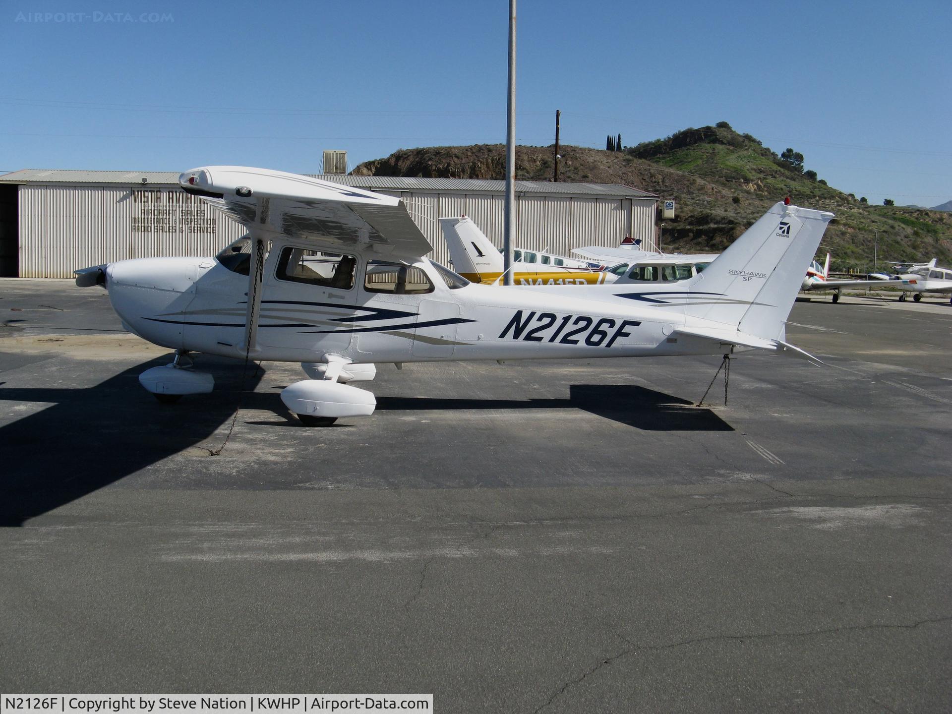 N2126F, 2007 Cessna 172S C/N 172S10458, Vista Aviation's 2007 Cessna 172S Skyhawk @ Whiteman Airport, Pacoima, CA home base