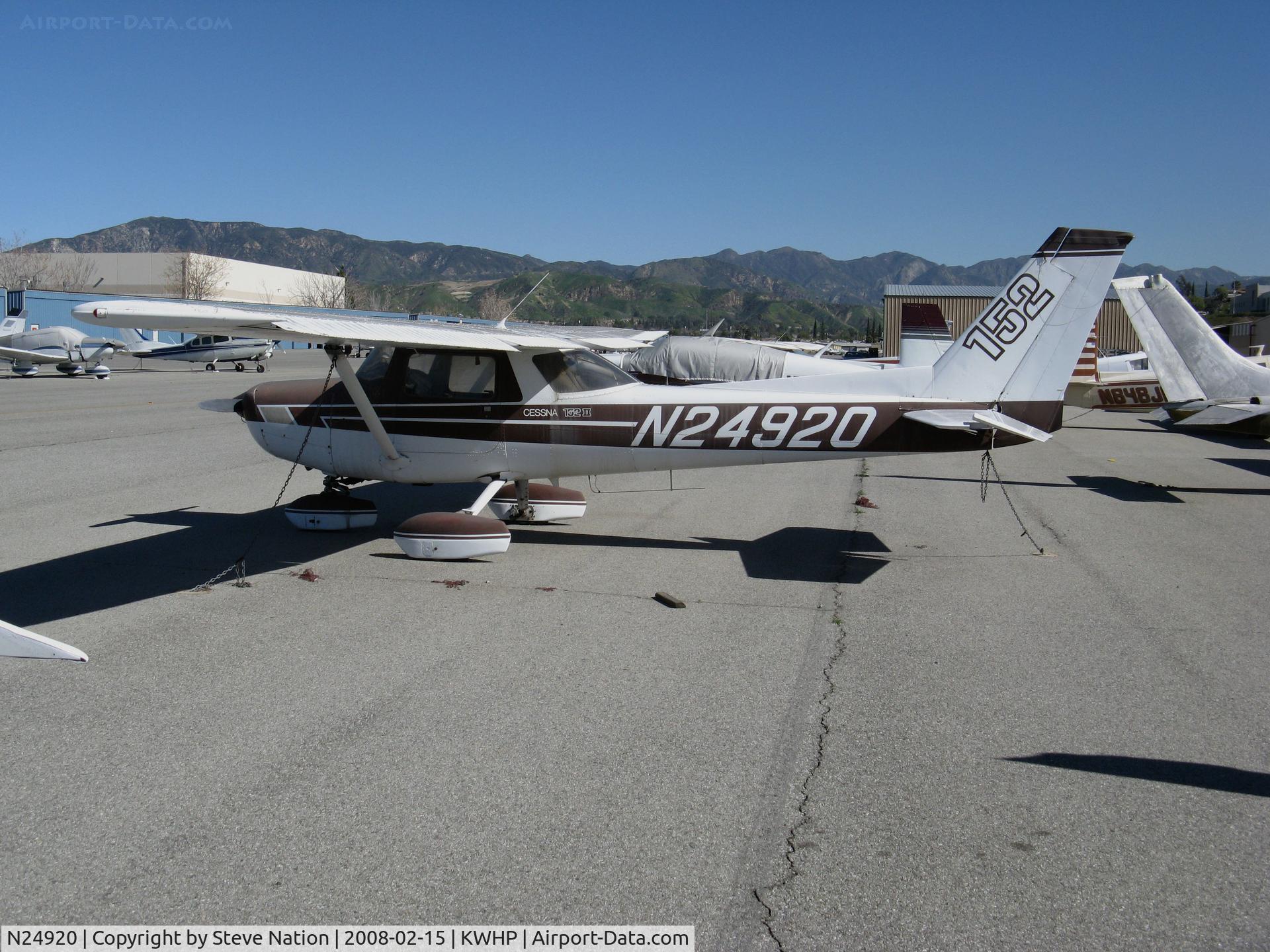 N24920, 1977 Cessna 152 C/N 15280450, Locally-based 1977 Cessna 152 @ Whiteman Airport, Pacoima, CA