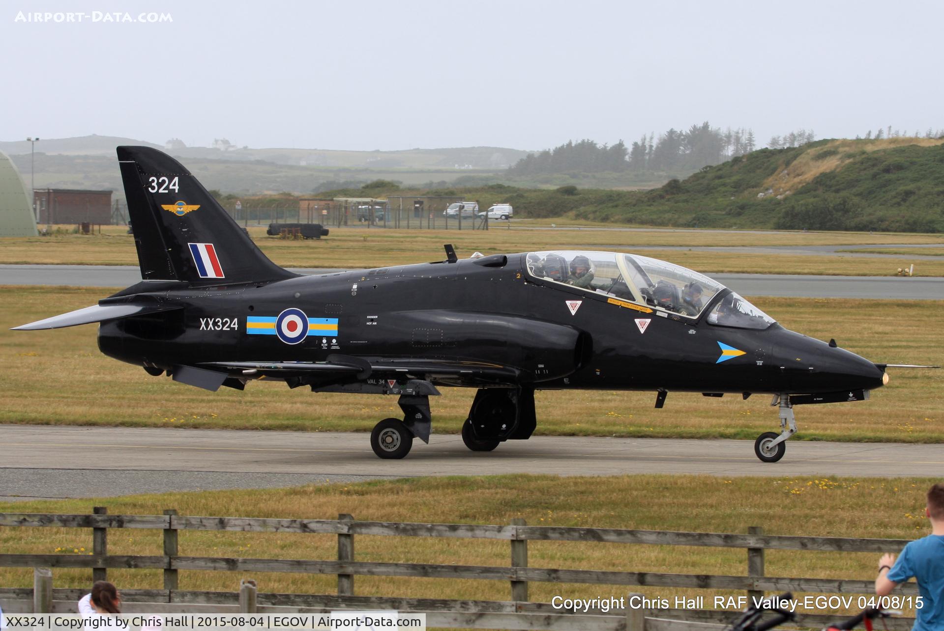 XX324, 1980 Hawker Siddeley Hawk T.1A C/N 168/312149, RAF 208(R) Sqn