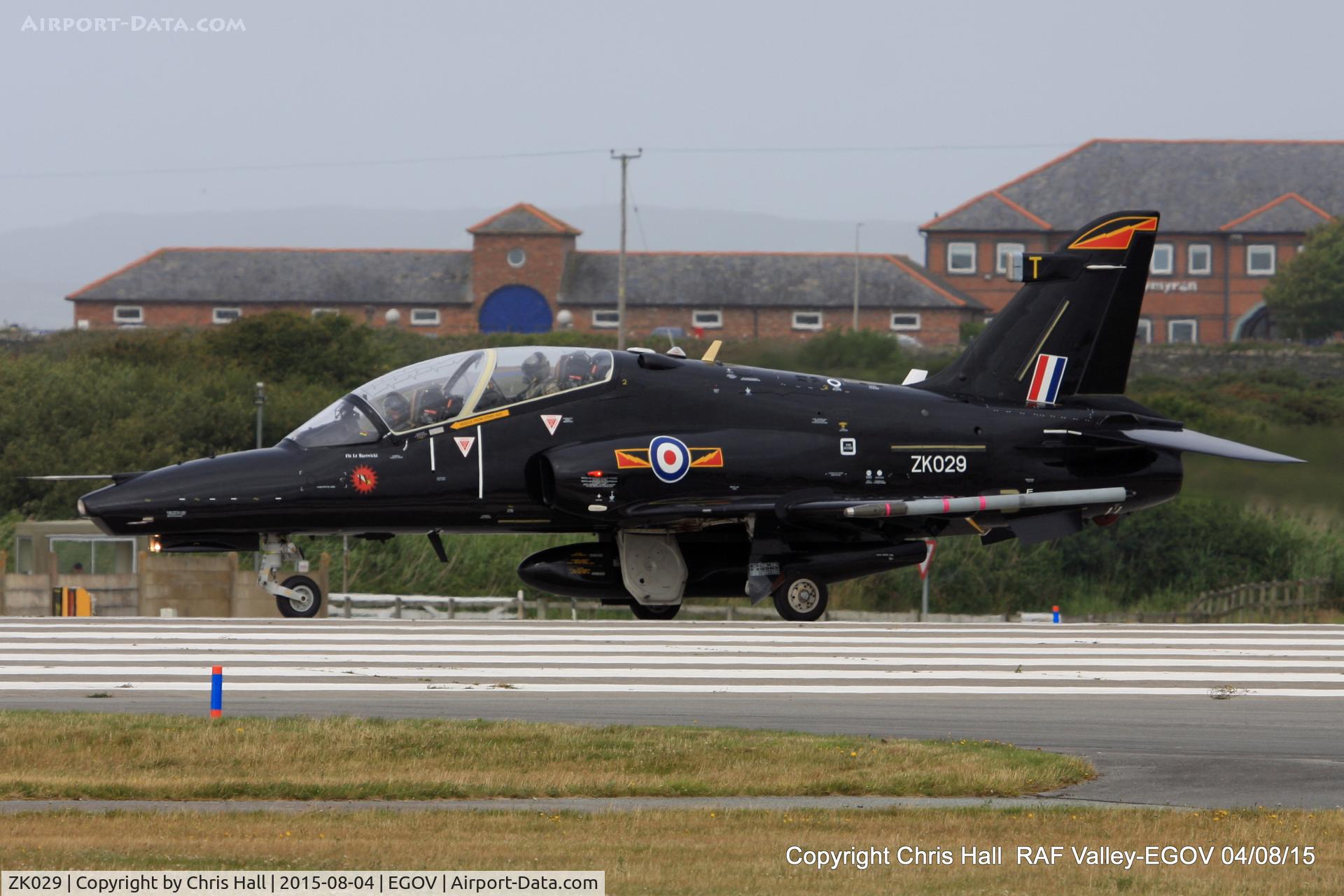 ZK029, 2009 British Aerospace Hawk T2 C/N RT020/1258, RAF IV Sqn