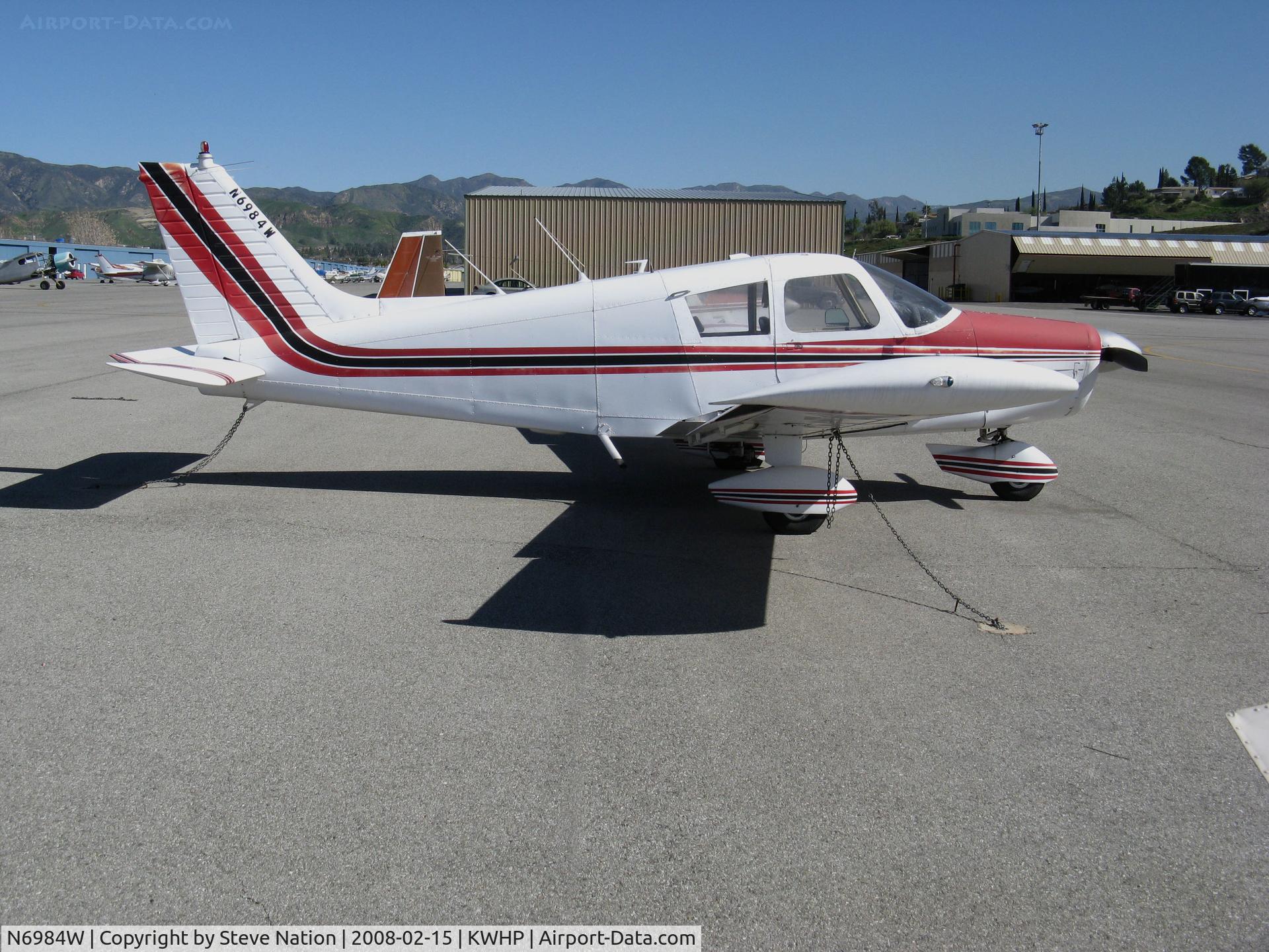 N6984W, 1965 Piper PA-28-140 C/N 28-21182, Locally-baseds 1965 Piper PA-28-140 Cherokee @ Whiteman Airport, Pacoima, CA