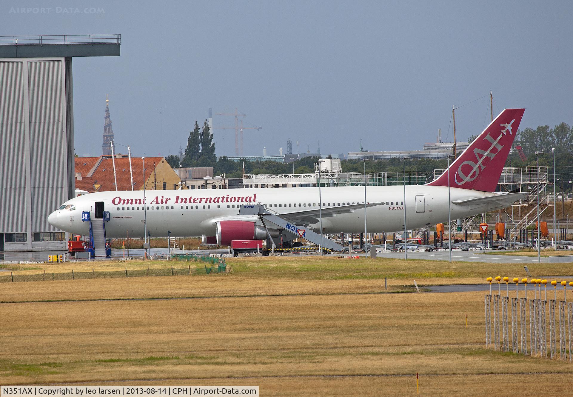 N351AX, 1995 Boeing 767-33A C/N 27908, Copenhagen 14.8.13