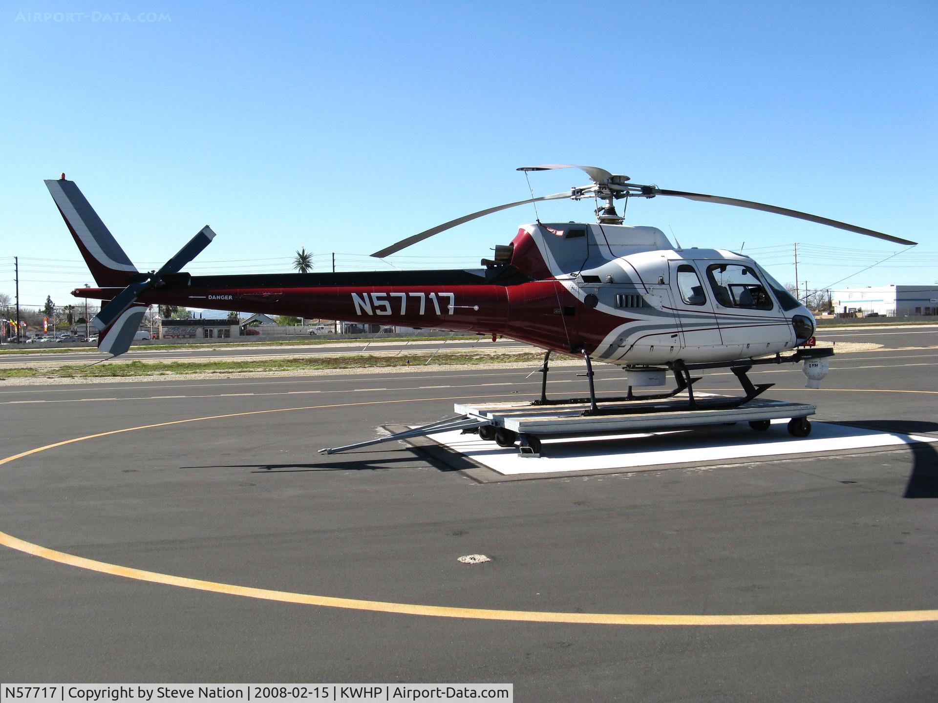 N57717, 1981 Aerospatiale AS-350BA Ecureuil C/N 1334, Coastal Helicopters 1981 Aerospatiale AS-350BA @ Whiteman Airport, Pacoima, CA (cancelled 2011-01-24 as exported to Australia)