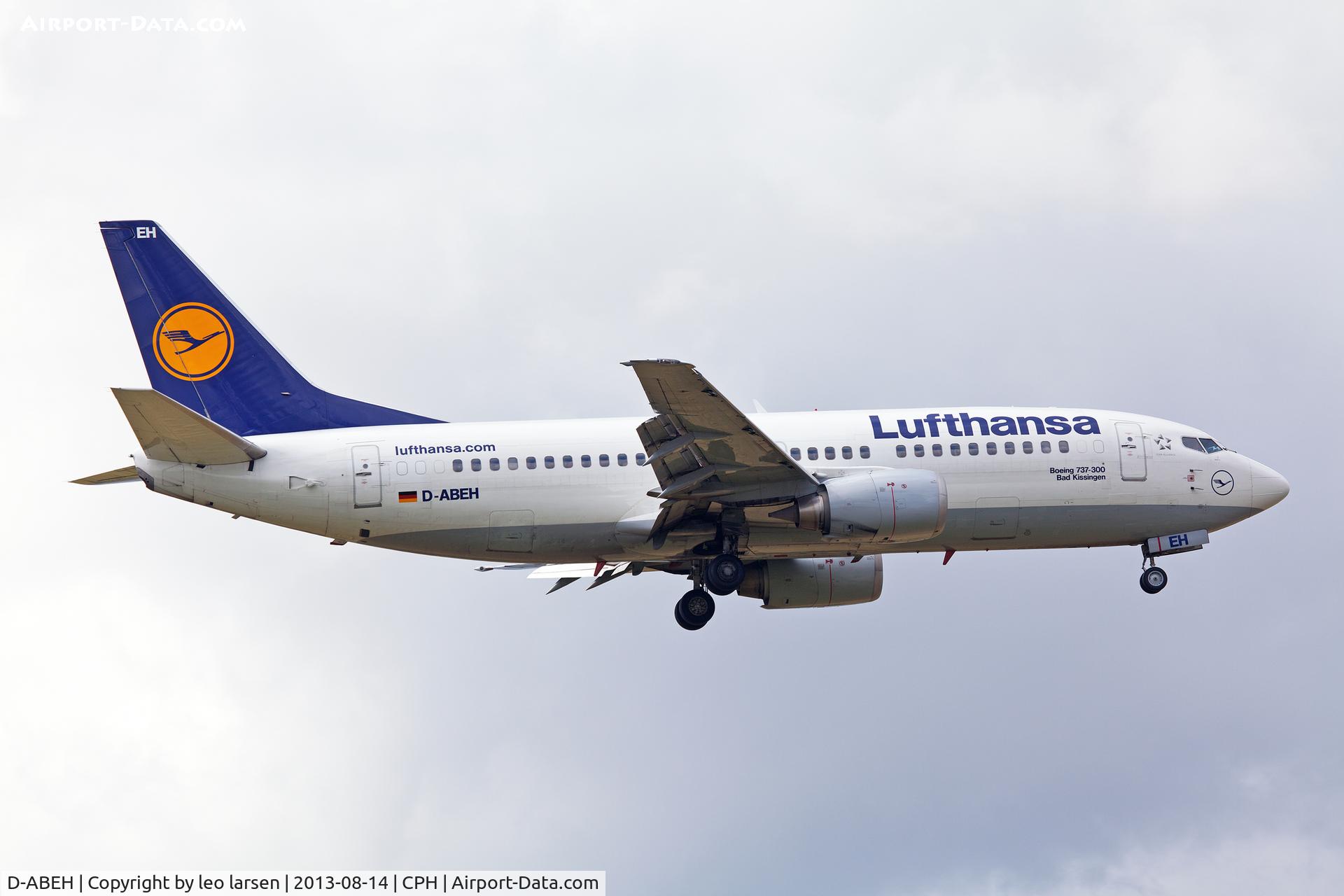 D-ABEH, 1991 Boeing 737-330 C/N 25242, Copenhagen 14.8.13