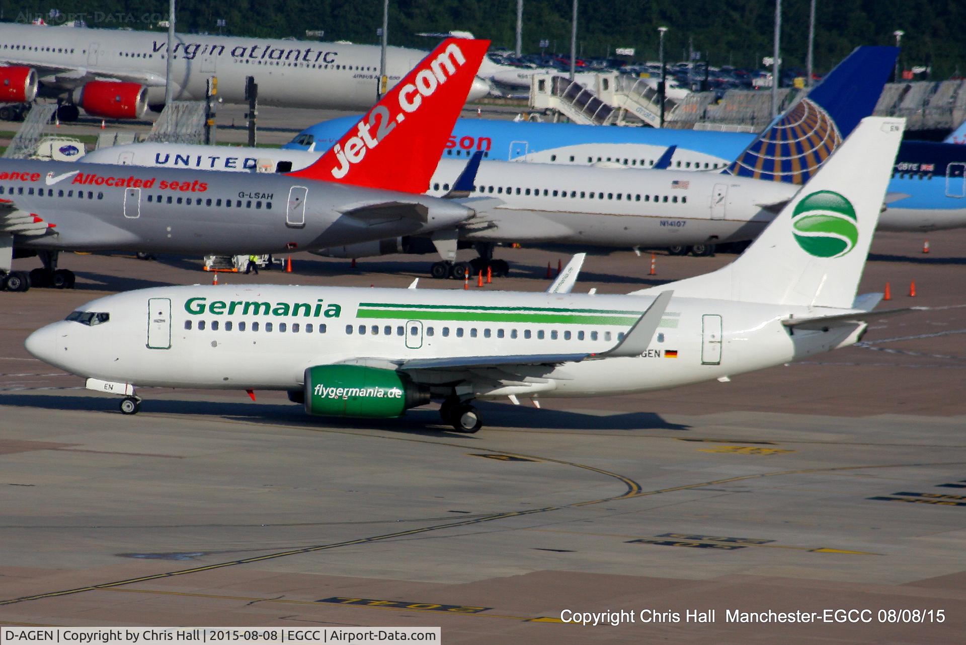 D-AGEN, 1998 Boeing 737-75B C/N 28100, Germania
