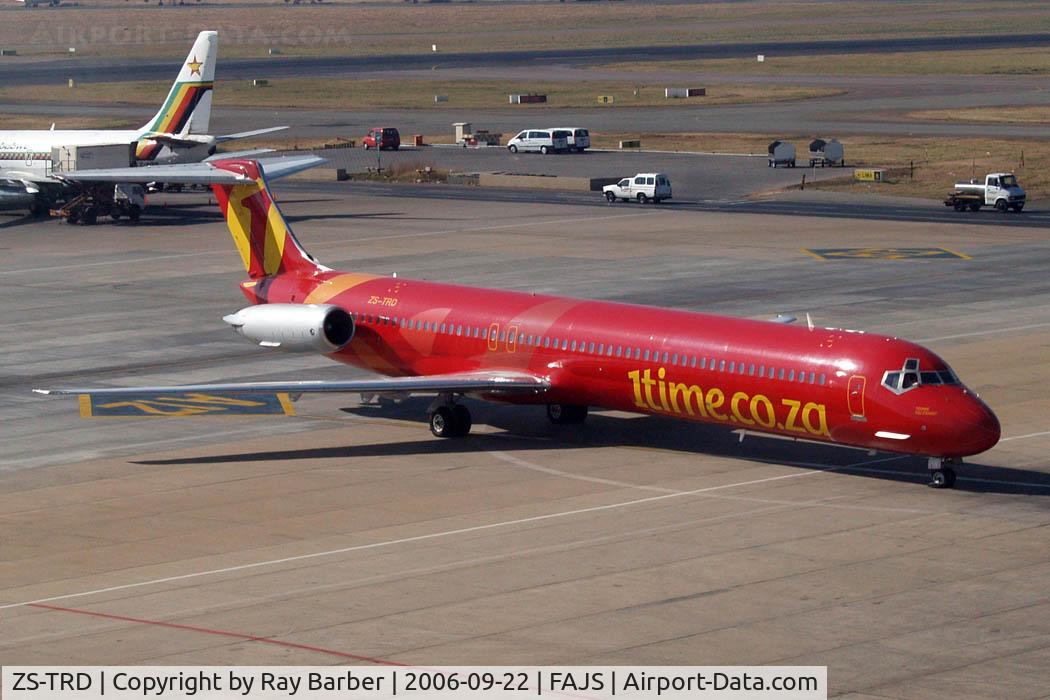 ZS-TRD, 1983 McDonnell Douglas MD-82 (DC-9-82) C/N 48022, McDonnell Douglas DC-9-82 [48022] (1 Time Airline (Pty) Ltd) Johannesburg Int~ZS 22/09/2006