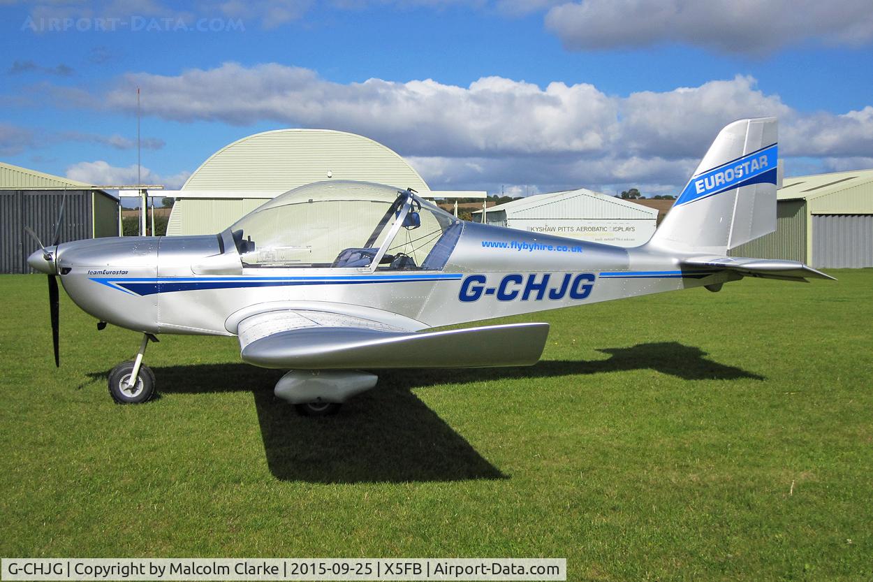 G-CHJG, 2012 Cosmik EV-97 TeamEurostar UK C/N 3938, Cosmik EV-97 TeamEurostar UK, Fishburn Airfield, September 25th 2015.