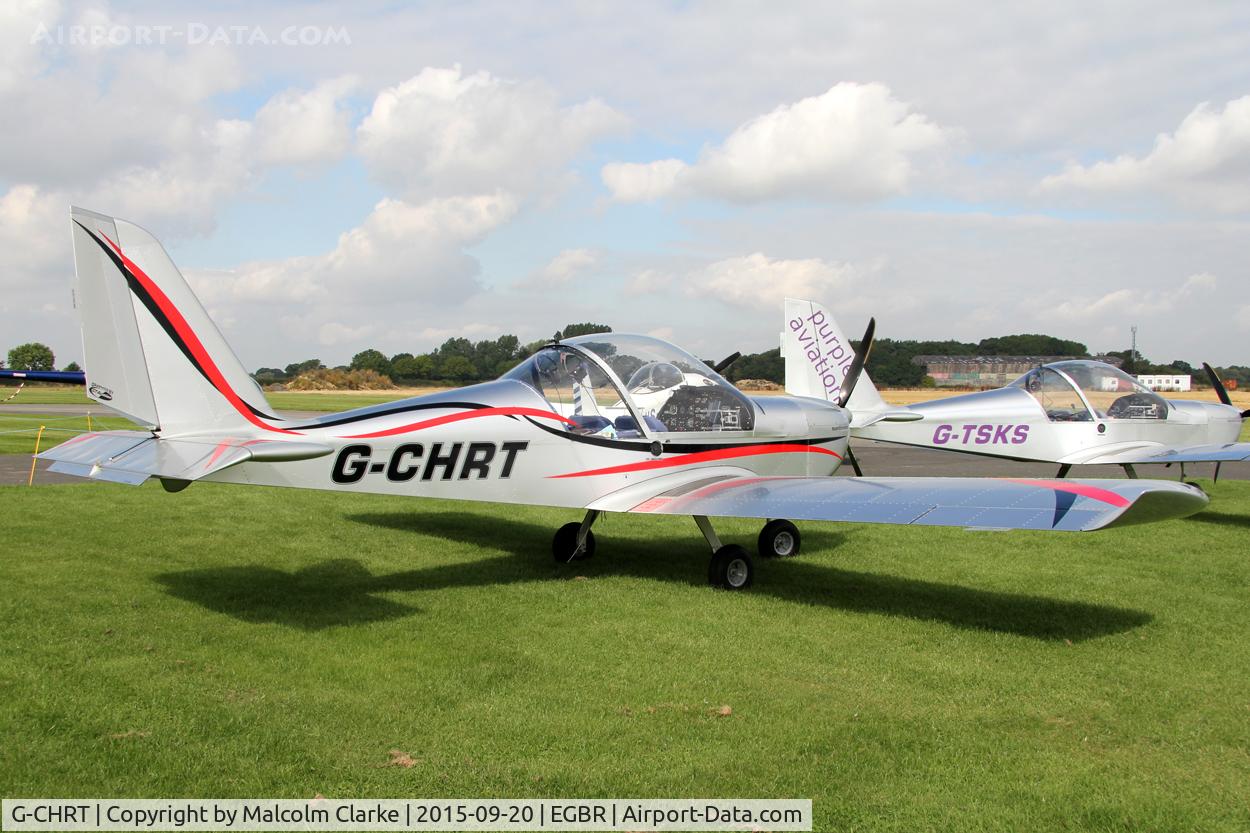 G-CHRT, 2013 Cosmik EV-97 TeamEurostar UK C/N 4103, Cosmik EV-97 Teameurostar UK  at The Real Aeroplane Club's Helicopter Fly-In, Breighton Airfield, September 20th 2015.