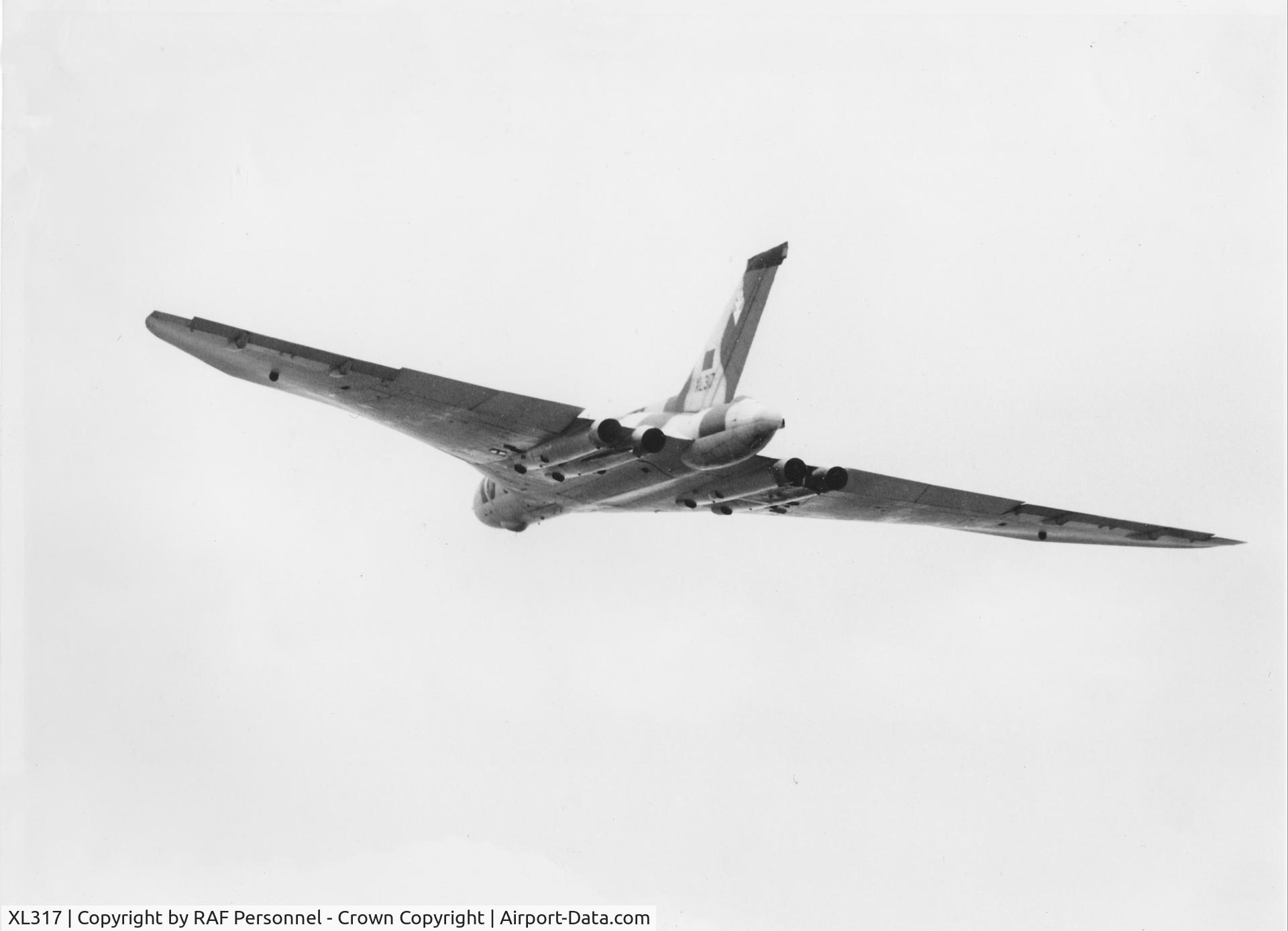 XL317, 1962 Avro Vulcan B.2 C/N Set 26, XL317 at RAF Scampton Airshow, 1980.