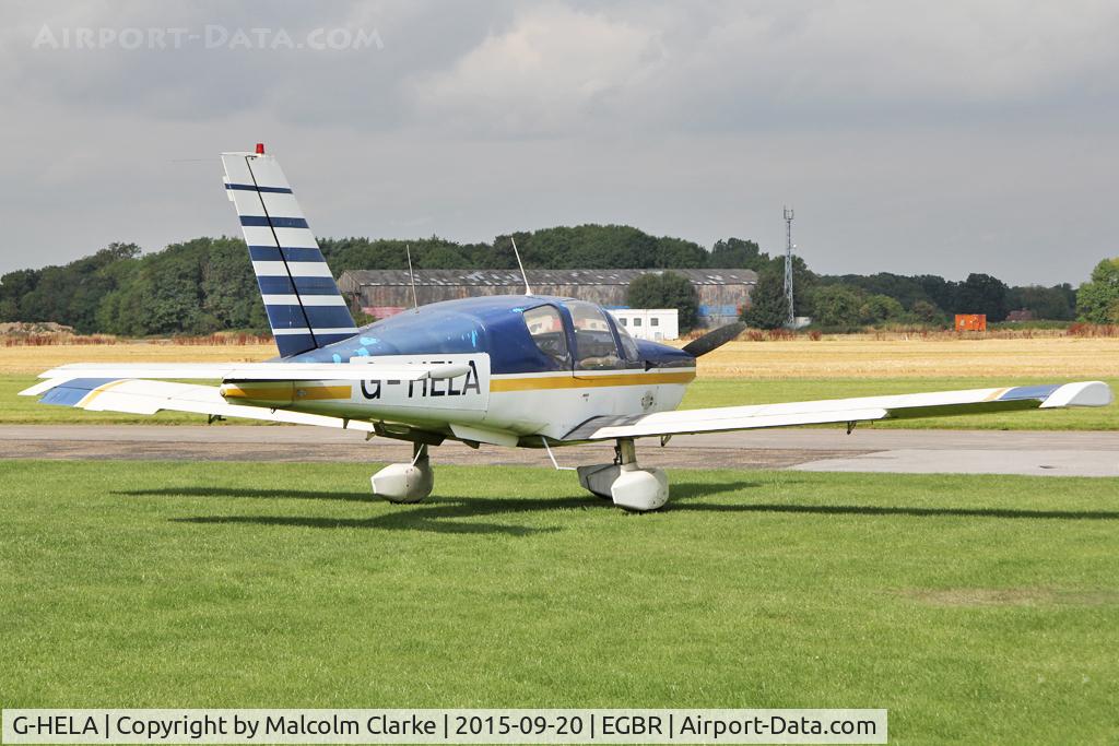 G-HELA, 1980 Socata TB-10 Tobago C/N 135, Socata TB-10 Tobago  at The Real Aeroplane Club's Helicopter Fly-In, Breighton Airfield, September 20th 2015.