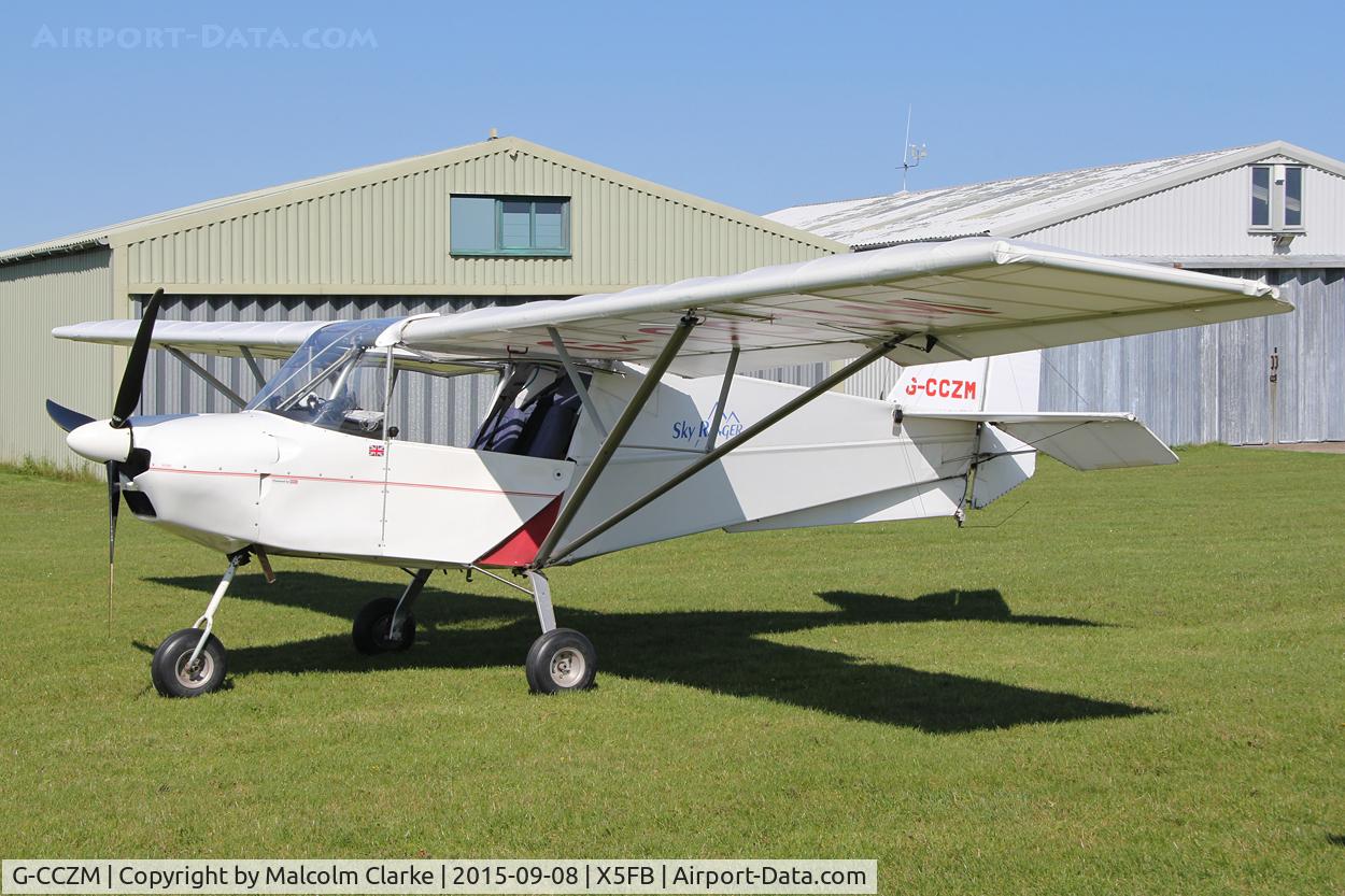 G-CCZM, 2004 Skyranger 912S(1) C/N BMAA/HB/372, Skyranger 912S(1), Fishburn Airfield, September 8th 2015.