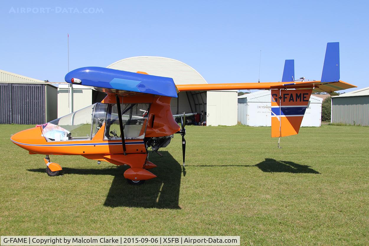 G-FAME, 1997 CFM Starstreak Shadow SA-II C/N PFA 206A-12973, CFM Starstreak Shadow SA-II, Fishburn Airfield, September 6th 2015.