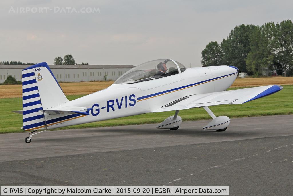 G-RVIS, 2003 Vans RV-8 C/N PFA 303-14031, Vans RV-8 at The Real Aeroplane Club's Helicopter Fly-In, Breighton Airfield, September 20th 2015.