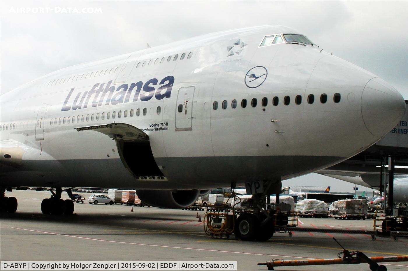 D-ABYP, 2014 Boeing 747-830 C/N 37839, One of Lufthansa´s big babies expects a new task....