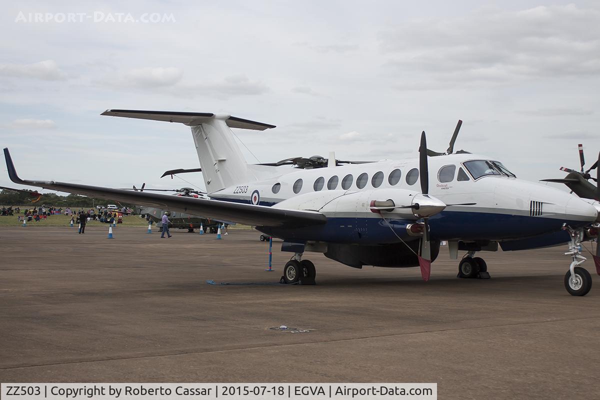 ZZ503, 2008 Hawker Beechcraft B350CER Avenger T1 C/N FL633, RIAT15