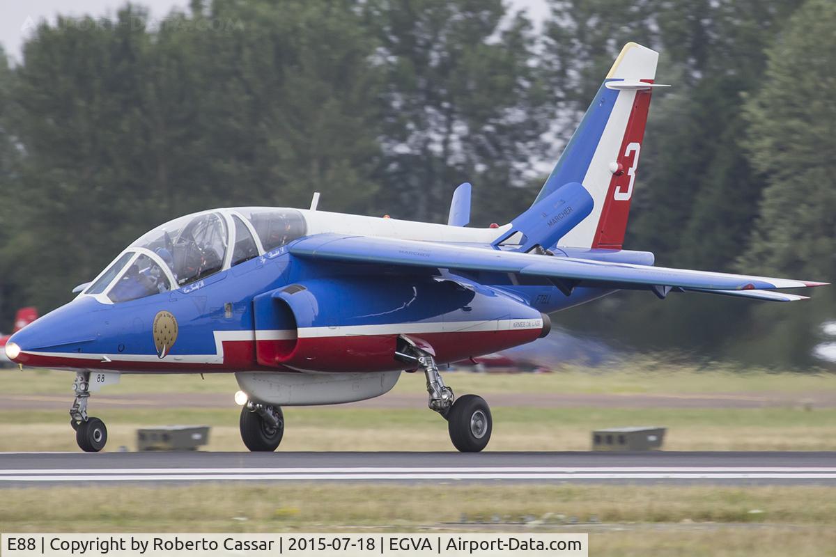 E88, Dassault-Dornier Alpha Jet E C/N E88, RIAT15