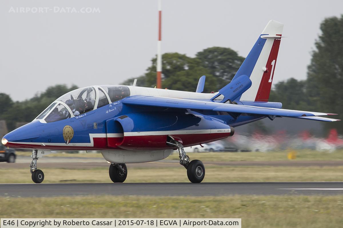E46, Dassault-Dornier Alpha Jet E C/N E46, RIAT15