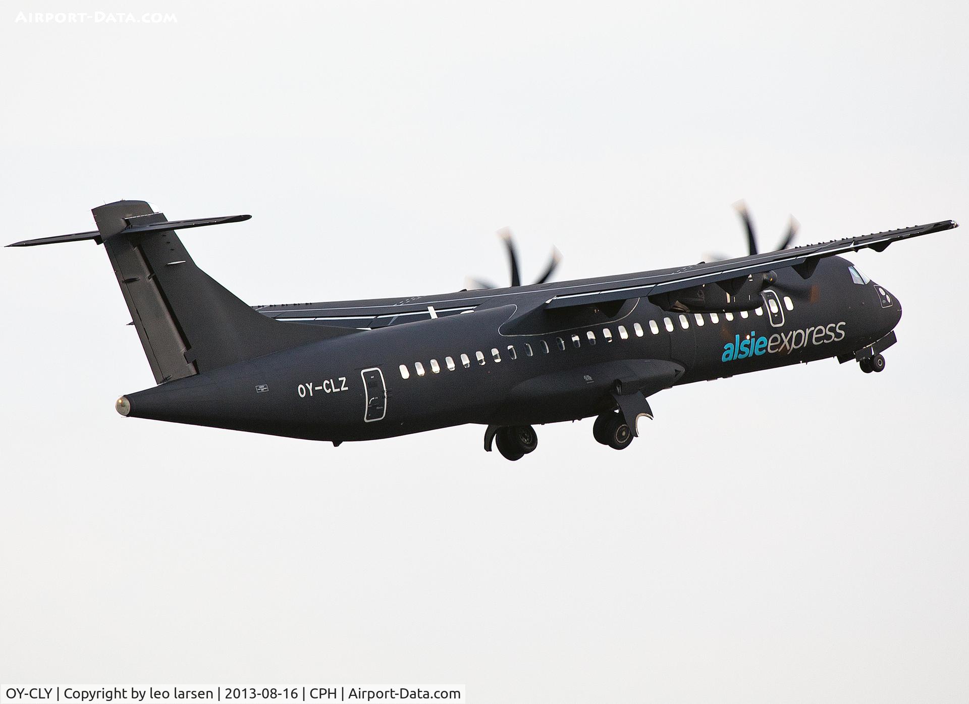 OY-CLY, 2008 ATR 72-212A C/N 799, Copenhagen 16.8.13