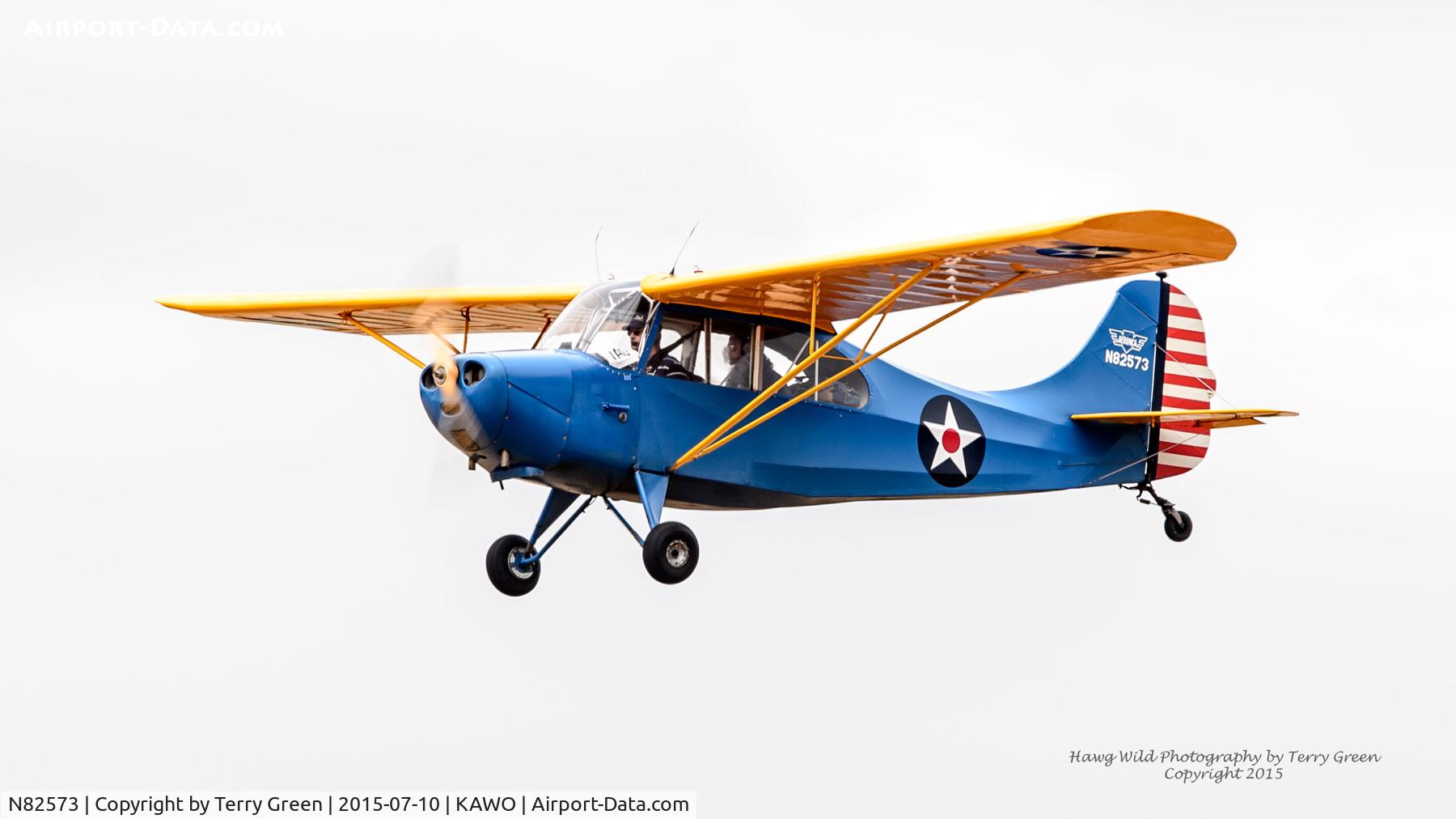 N82573, 1946 Aeronca 7AC Champion C/N 7AC-1210, 2015 Arlington Air Show
