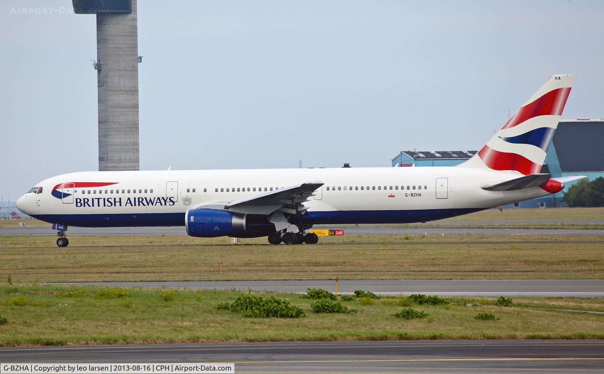 G-BZHA, 1998 Boeing 767-336 C/N 29230, Copenhagen 16.8.13