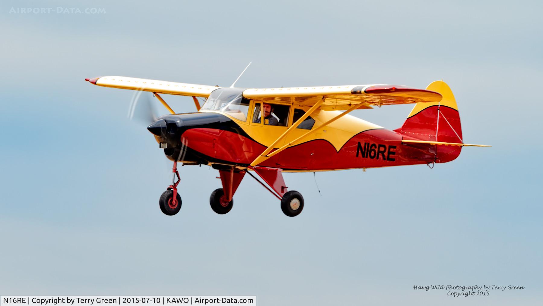 N16RE, Piper PA-22-160 Tri Pacer C/N 22-6518, 2015 Arlington WA Fly In