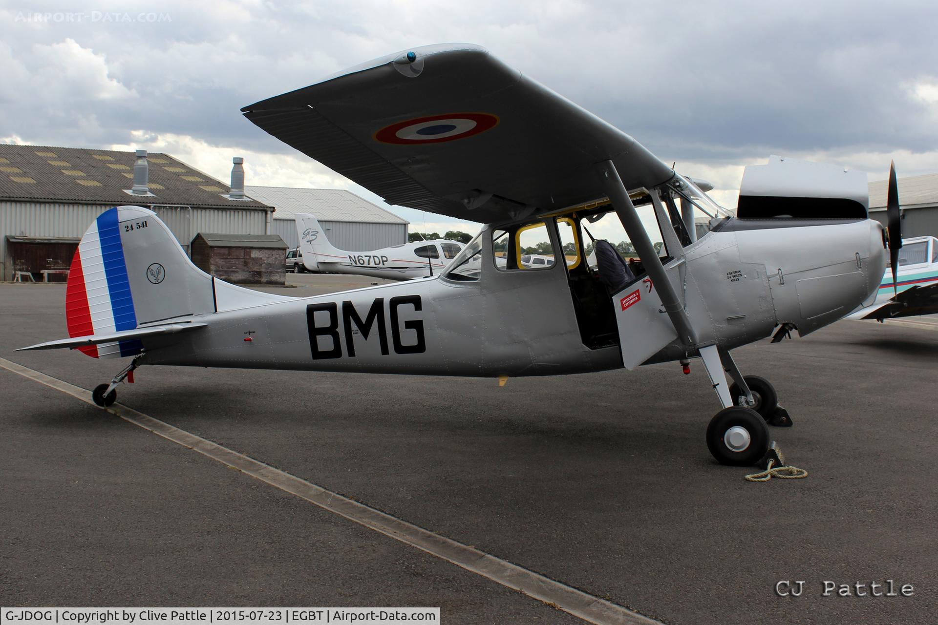 G-JDOG, 1957 Cessna 305C (0-1E) C/N 24541, At Turweston EGBT - has since become G-JDOG