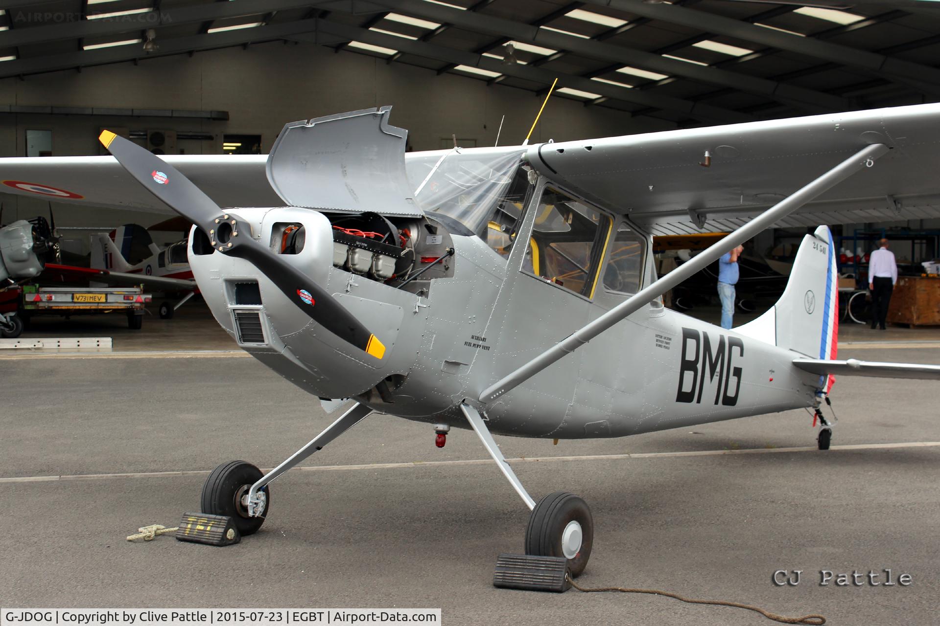 G-JDOG, 1957 Cessna 305C (0-1E) C/N 24541, At Turweston EGBT - has since become G-JDOG