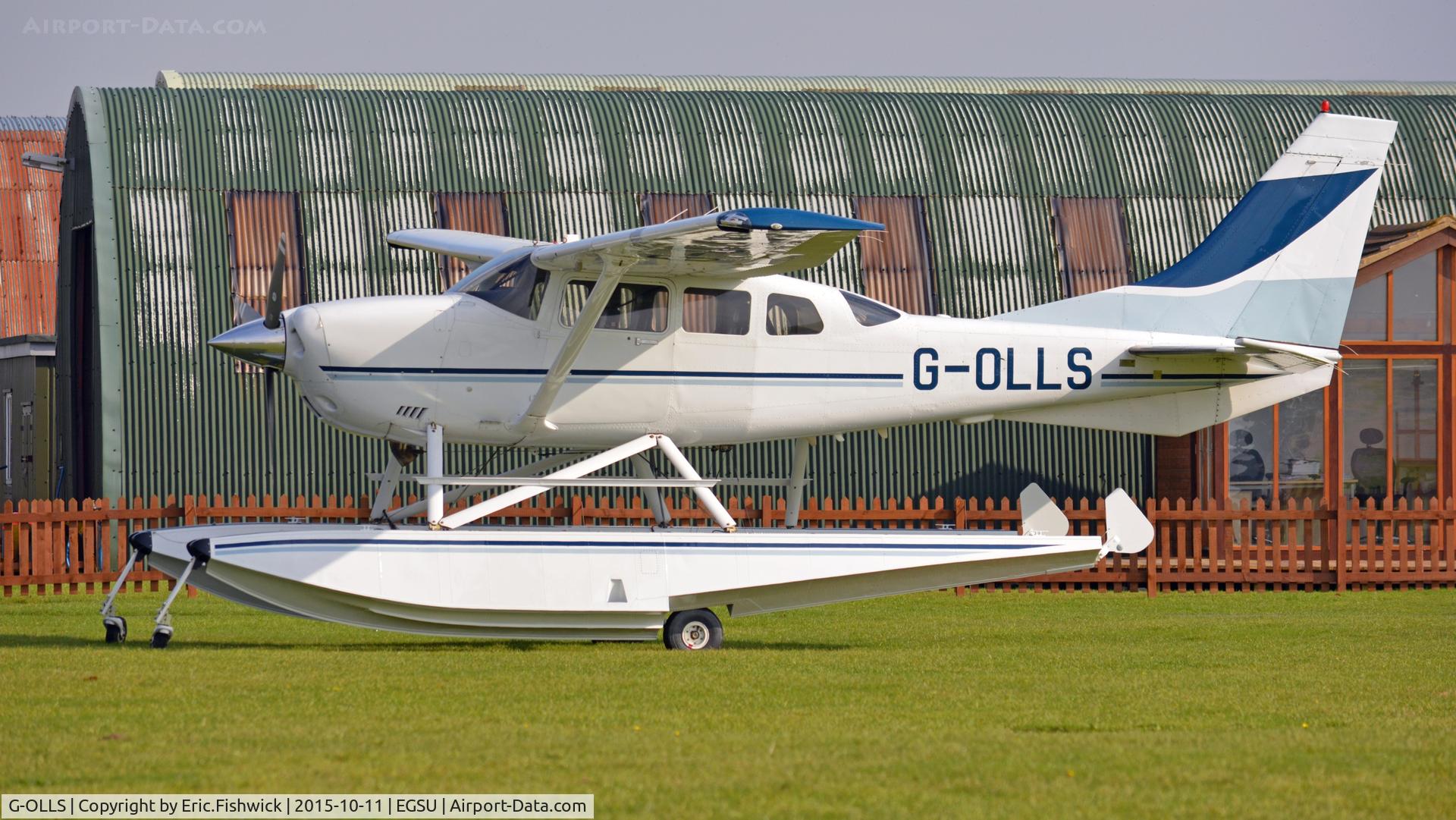 G-OLLS, 2003 Cessna T206H Turbo Stationair C/N T20608401, 1. G-OLLS visiting the Imperial War Museum, Duxford, Cambridgeshire.