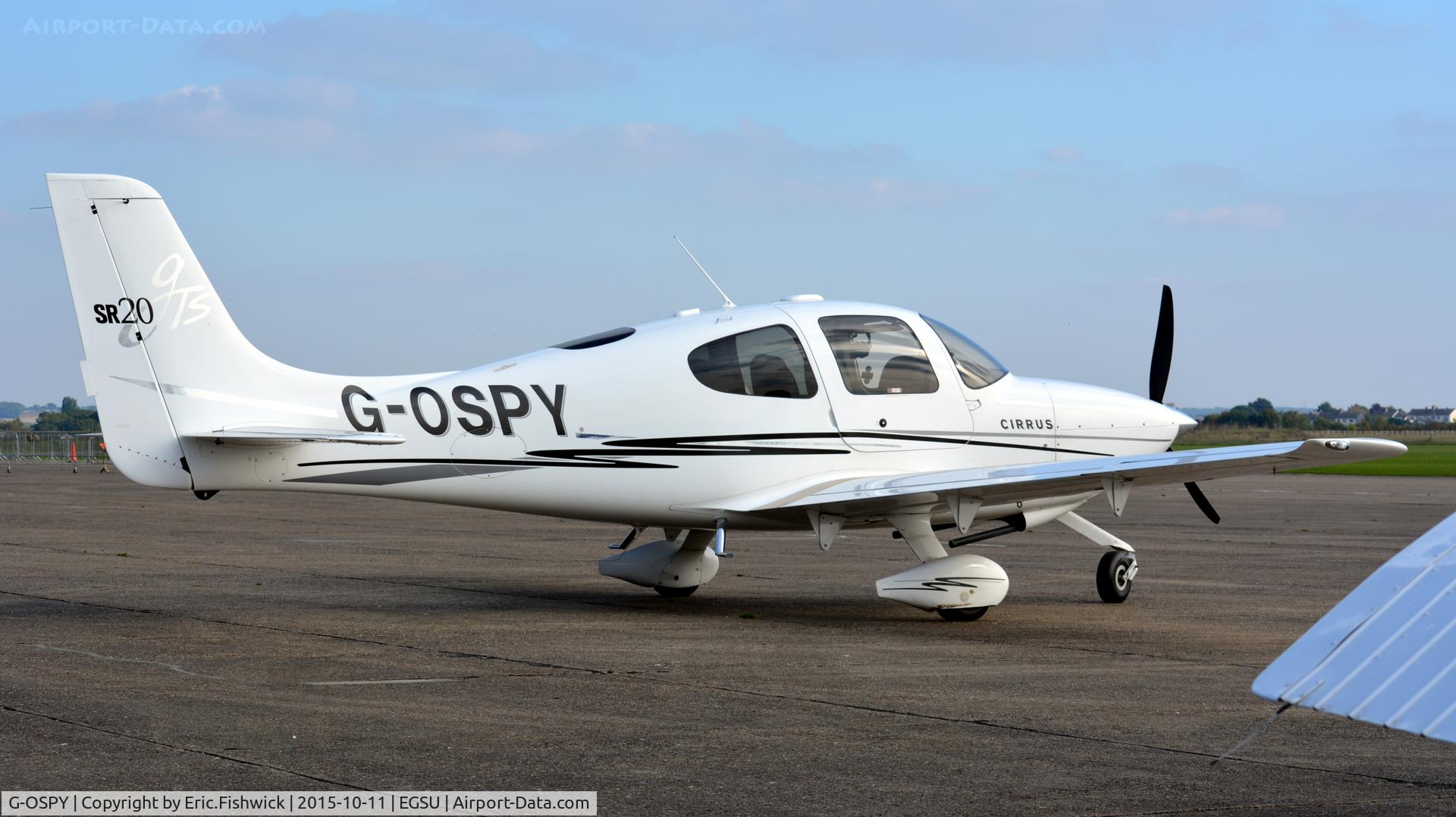 G-OSPY, 2005 Cirrus SR20 GTS C/N 1546, 2. G-OSPY visiting the Imperial War Museum, Duxford, Cambridgeshire.