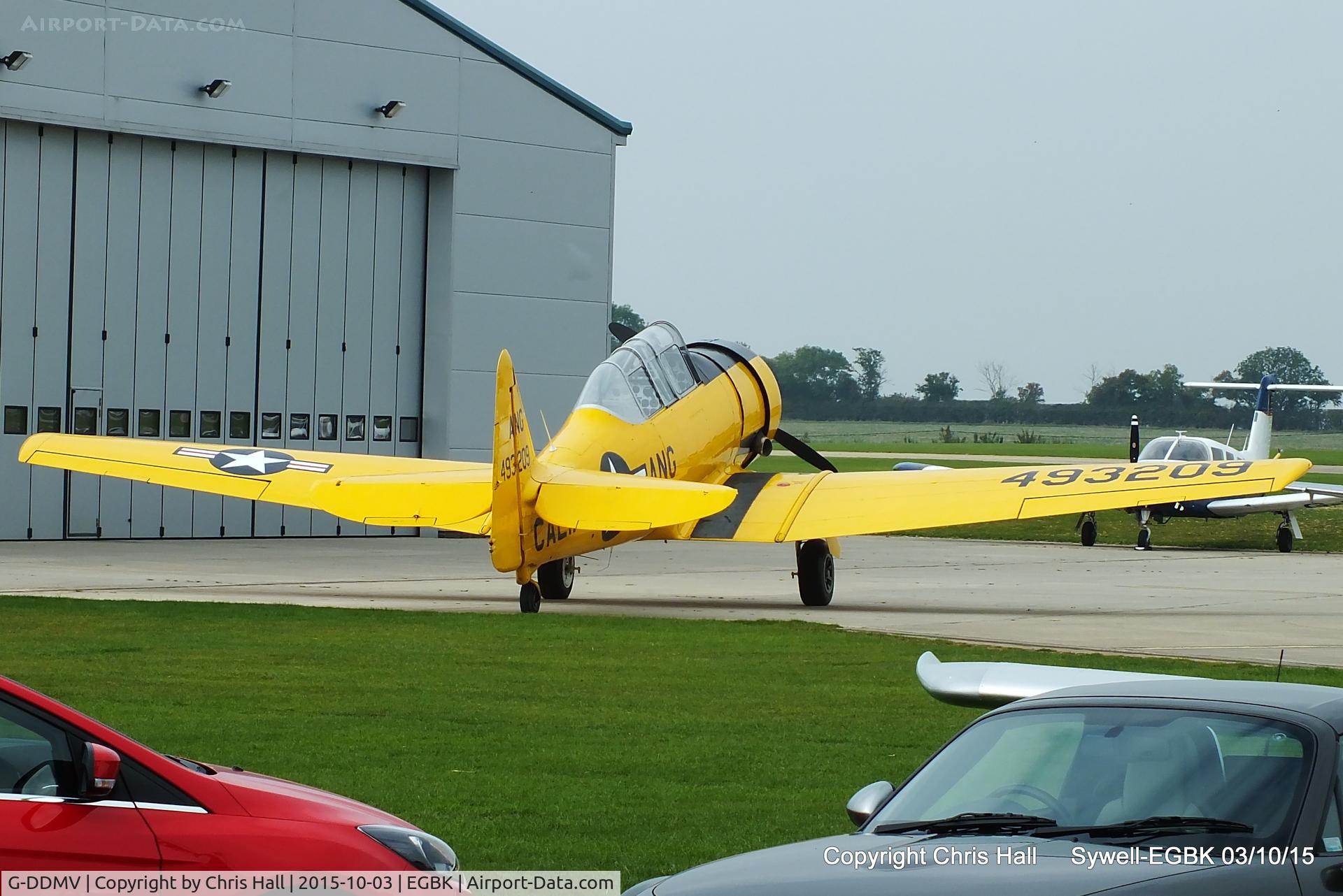 G-DDMV, 1952 North American T-6G Texan C/N 168-313, at The Radial And Training Aircraft Fly-in