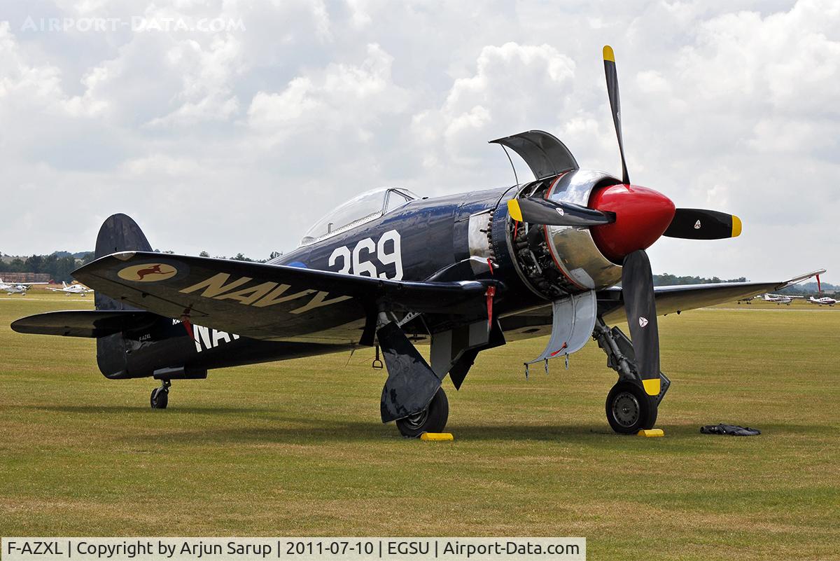 F-AZXL, 1948 Hawker Fury FB.10 C/N 37514/ISS20, On display at Flying Legends 2011 at Duxford.