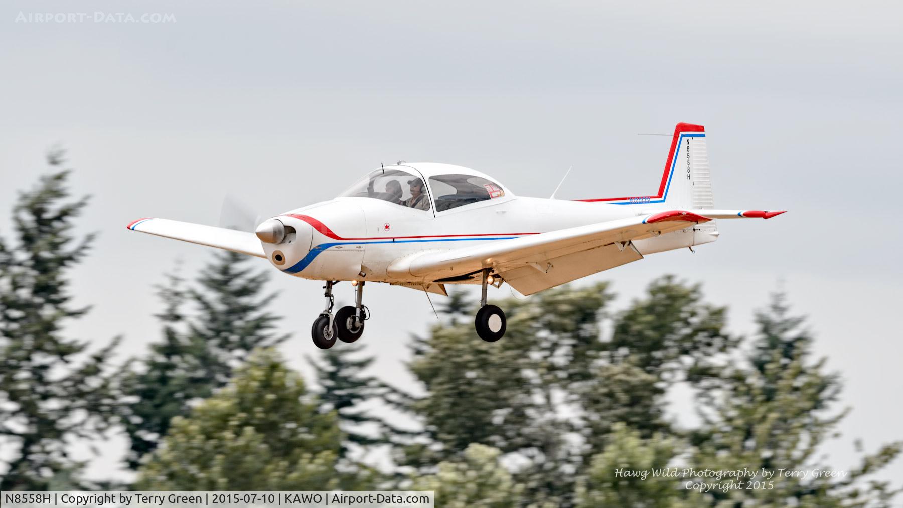 N8558H, 1947 North American Navion (NA-145) C/N NAV-4-610, 2015 Arlington Fly In