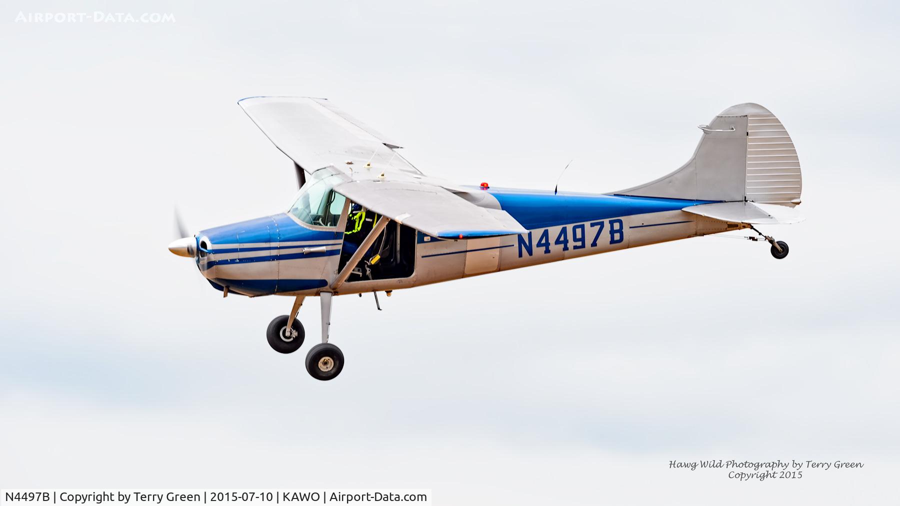 N4497B, 1955 Cessna 170B C/N 26841, 2015 Arlington Fly In