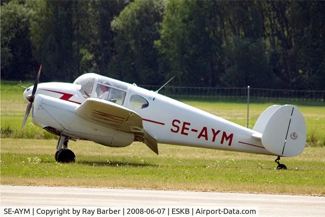 SE-AYM, 1947 Miles M65 Gemini C/N 6296-707, Miles M.65 Gemini 1A[6296] Stockholm-Barkarby~SE 07/06/2008