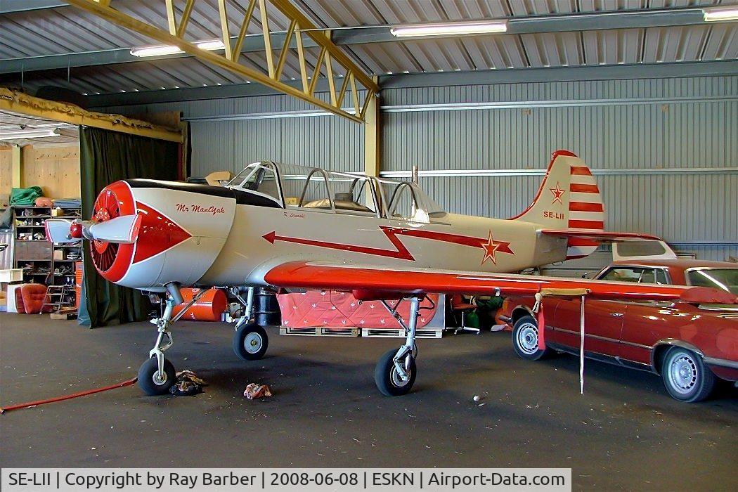 SE-LII, 1986 Bacau Yak-52 C/N 867015, Yakovlev Yak-52 [867015] Stockholm-Skavsta~SE 08/06/2008