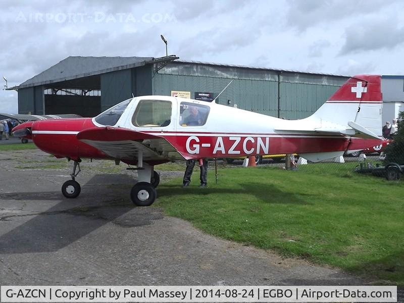 G-AZCN, 1972 Beagle B-121 Pup Series 2 (Pup 150) C/N B121-156, Wings&Wheels Visitor. Previous ID:-HB-NAY