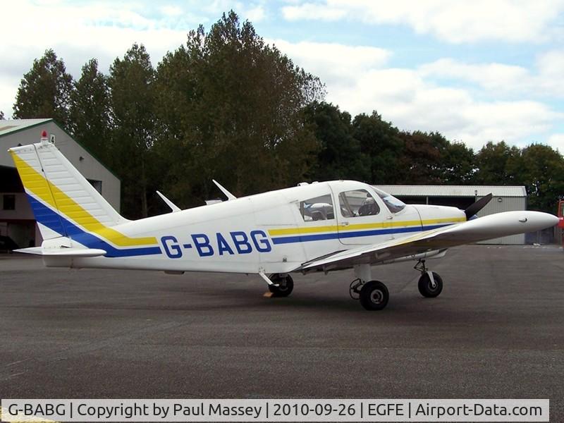 G-BABG, 1964 Piper PA-28-180 Cherokee C/N 28-2031, Visitor to EGFE. Previous ID:-PH-APU,N7978W.