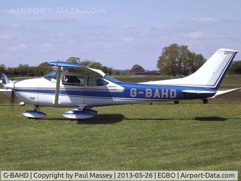G-BAHD, 1972 Cessna 182P Skylane Skylane C/N 18261501, Visiting Aircraft. Previous ID:-N21228.
