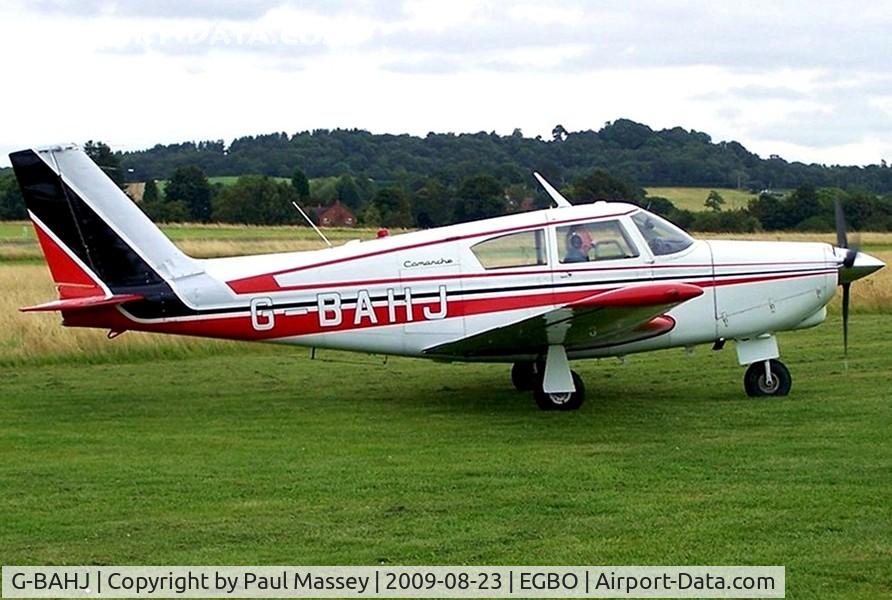 G-BAHJ, 1960 Piper PA-24-250 Comanche C/N 24-1863, Based @ EGBO. Previous ID:-PH-RED,N6735P.