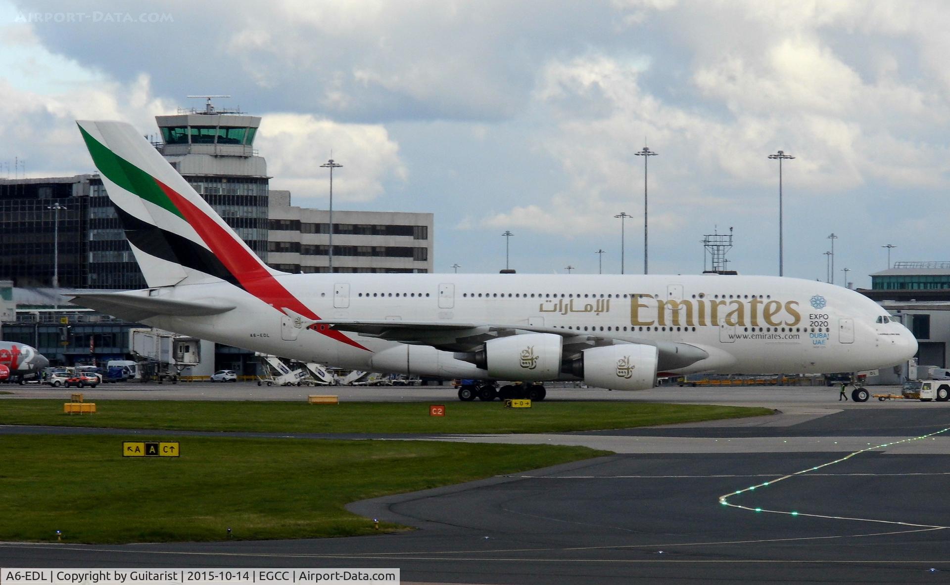 A6-EDL, 2010 Airbus A380-861 C/N 046, At Manchester
