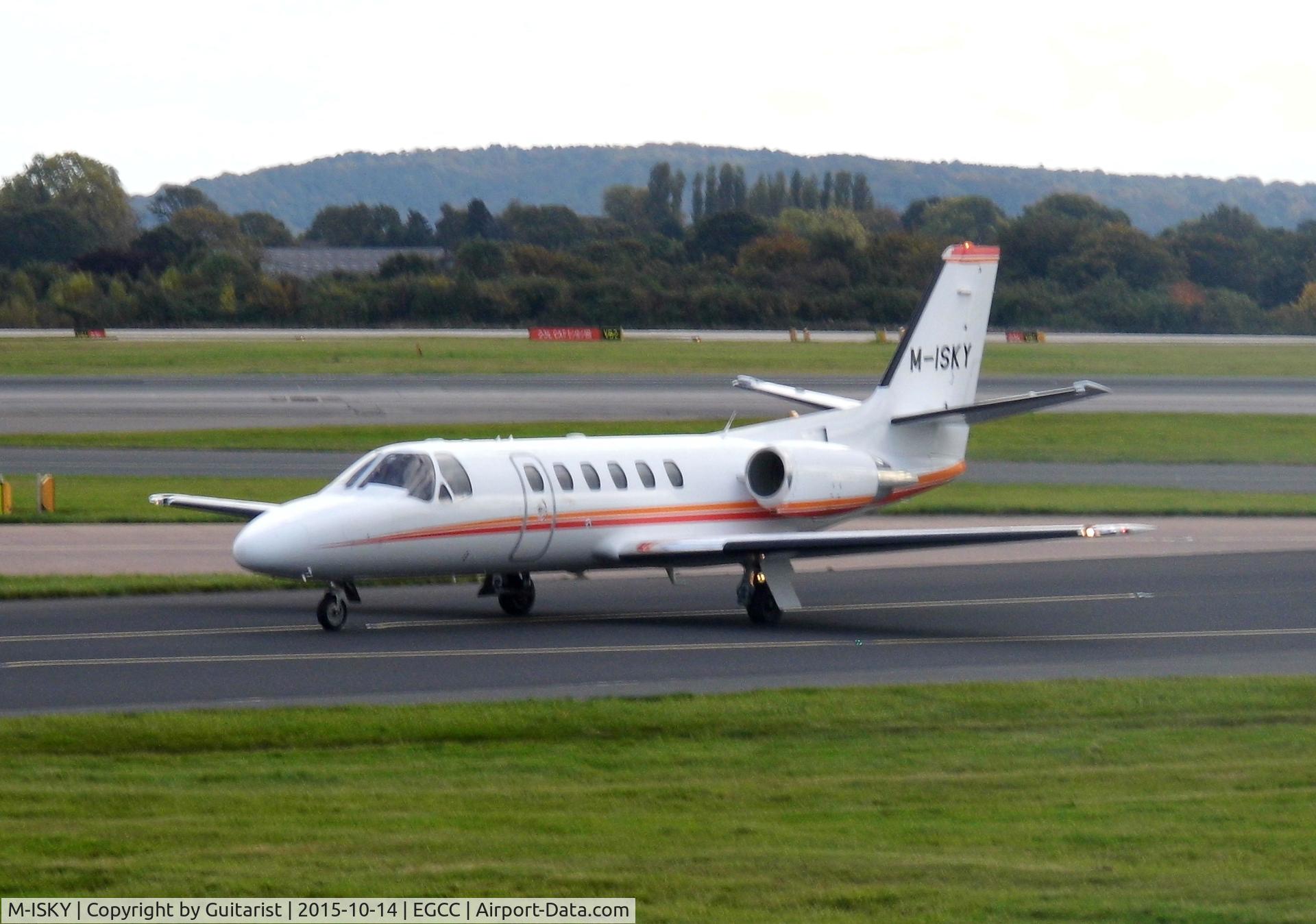 M-ISKY, 1999 Cessna 550 Citation Bravo C/N 550-0870, At Manchester
