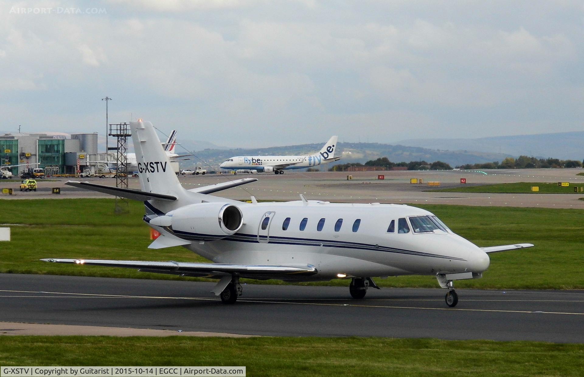G-XSTV, 2008 Cessna 560XL Citation XLS C/N 560-5788, At Manchester