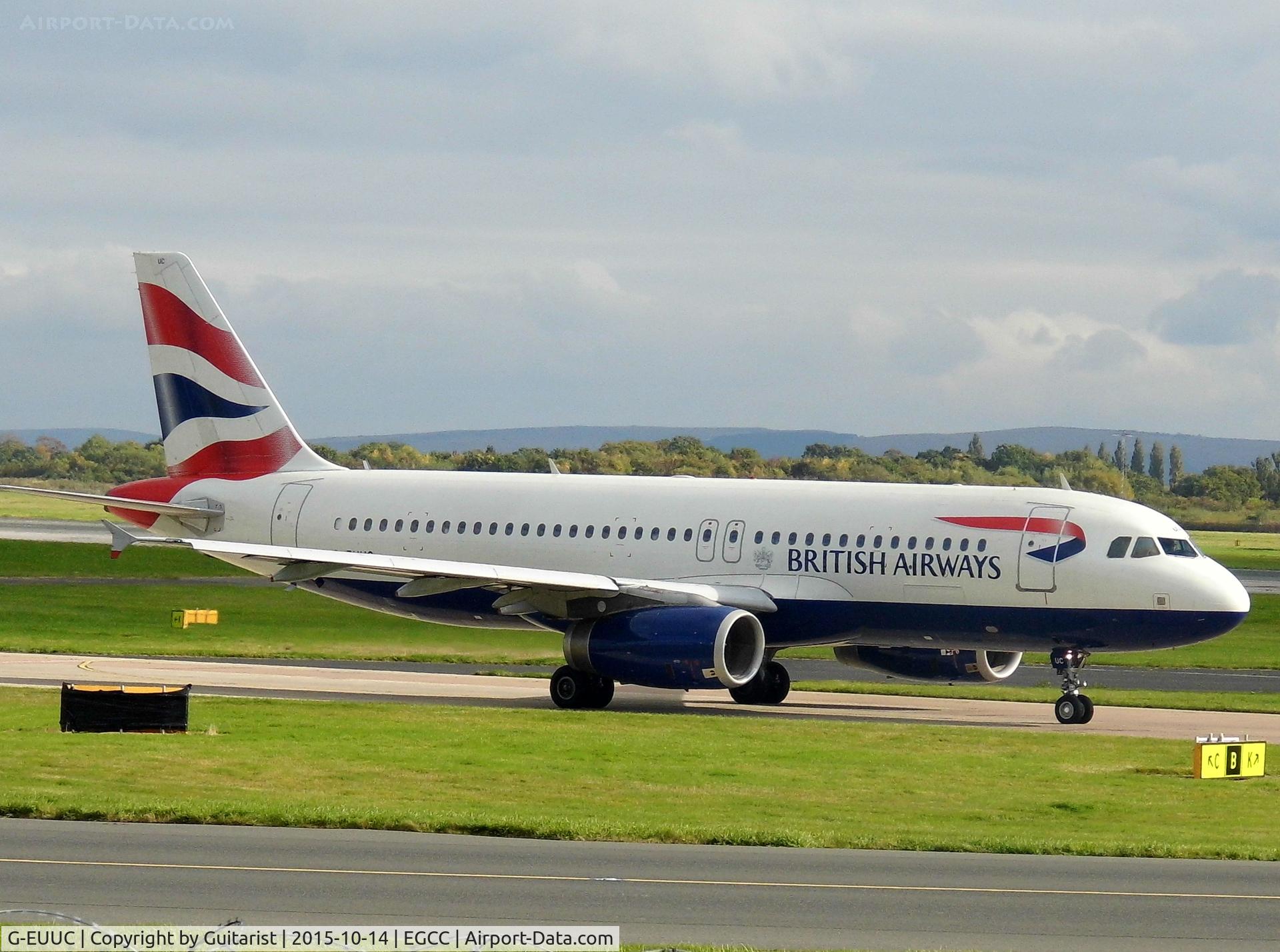 G-EUUC, 2001 Airbus A320-232 C/N 1696, At Manchester