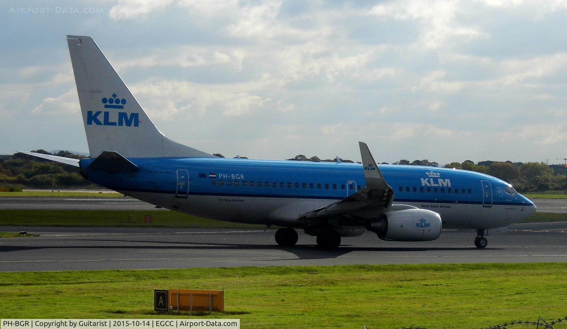 PH-BGR, 2011 Boeing 737-7K2 C/N 39446, At Manchester