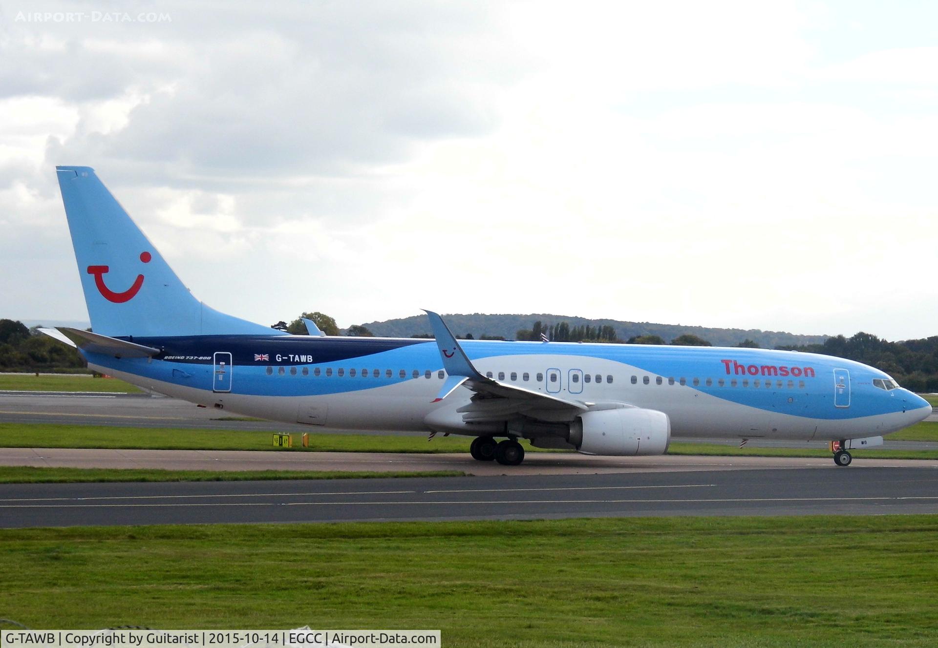 G-TAWB, 2012 Boeing 737-8K5 C/N 37242, At Manchester