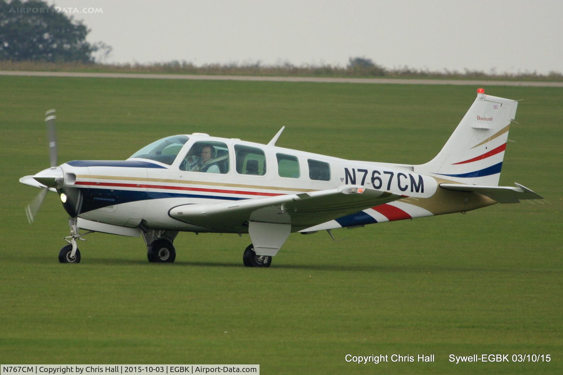 N767CM, 1992 Beech A36 Bonanza 36 C/N E2723, at The Radial And Training Aircraft Fly-in