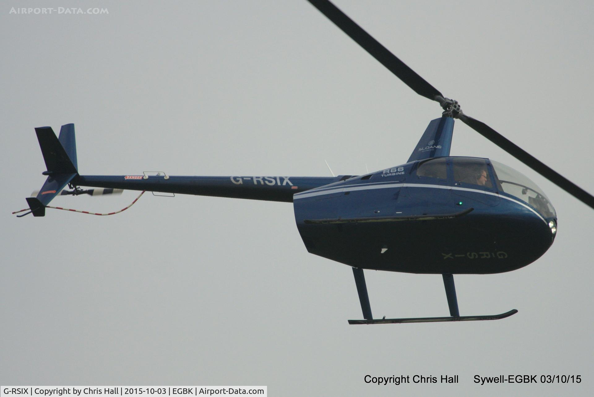 G-RSIX, 2011 Robinson R66 Turbine C/N 0017, at The Radial And Training Aircraft Fly-in
