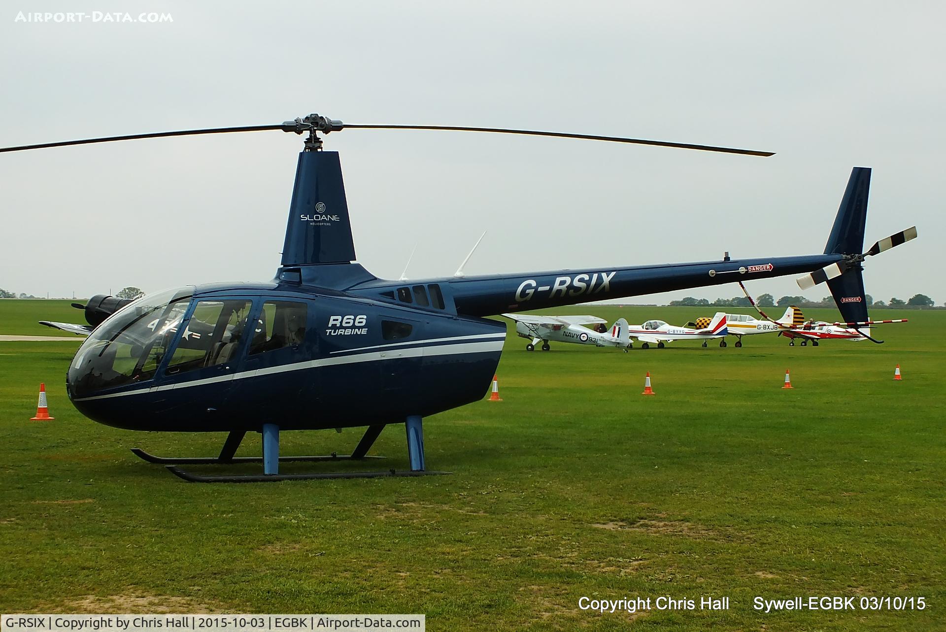 G-RSIX, 2011 Robinson R66 Turbine C/N 0017, at The Radial And Training Aircraft Fly-in
